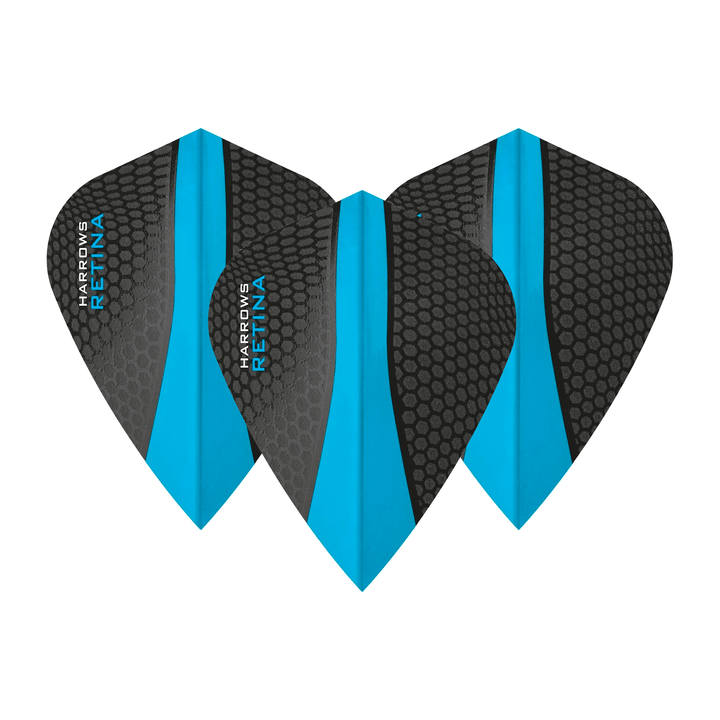 Harrows Retina Dart Flights Aqua / Kite Flights