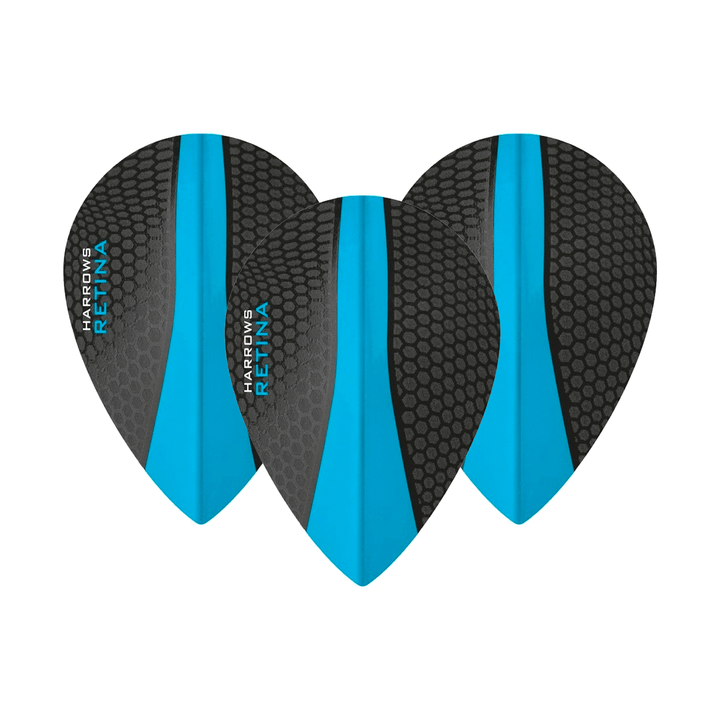 Harrows Retina Dart Flights Aqua / Pear Flights