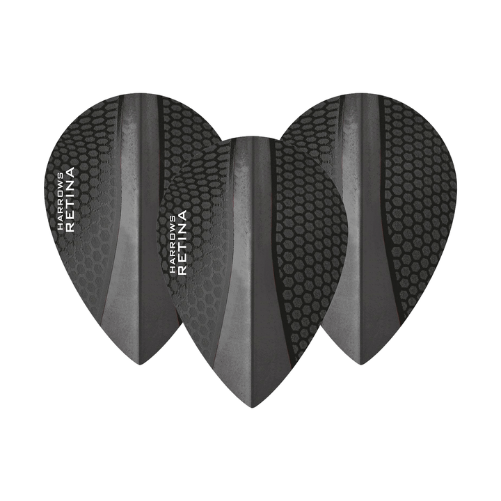 Harrows Retina Dart Flights Black / Pear Flights