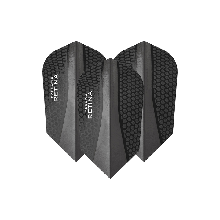 Harrows Retina Dart Flights Black / Slim Flights