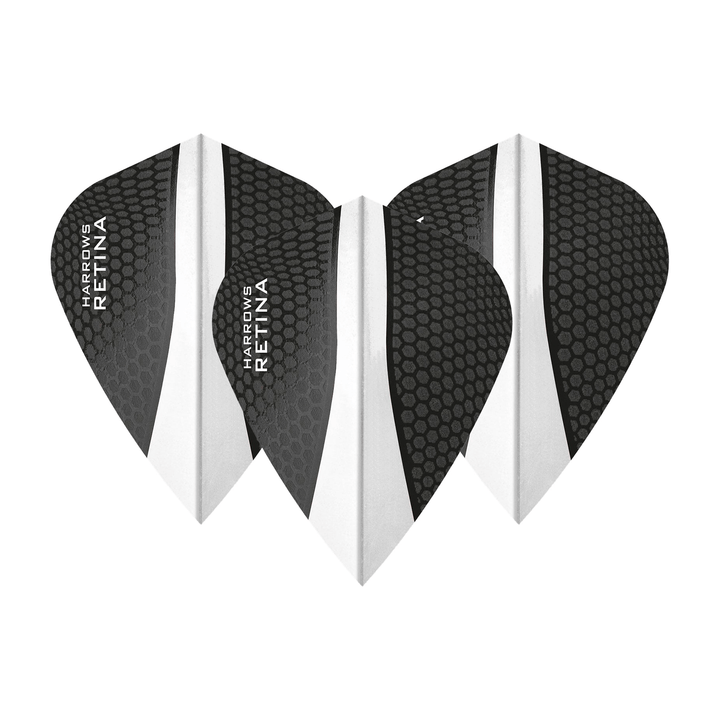 Harrows Retina Dart Flights Clear / Kite Flights