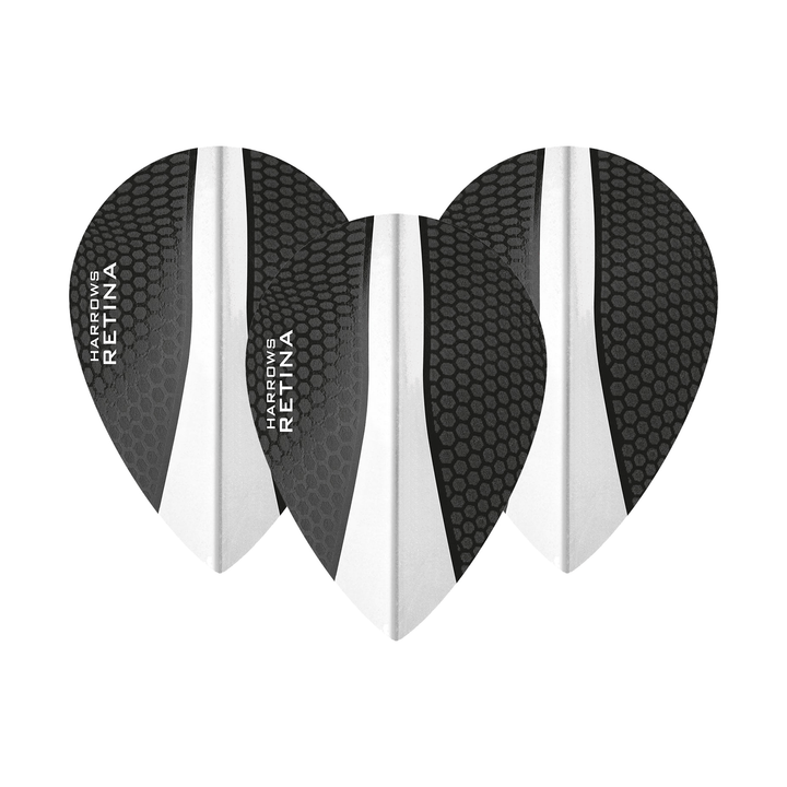 Harrows Retina Dart Flights Clear / Pear Flights