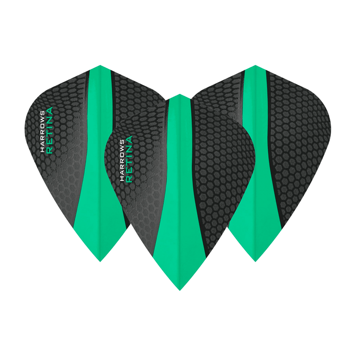 Harrows Retina Dart Flights Jade / Kite Flights