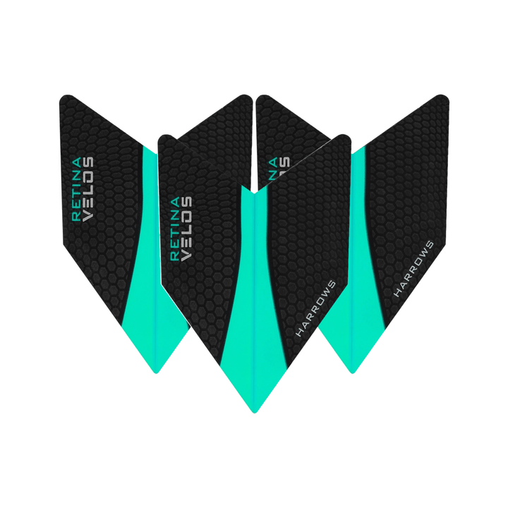 Harrows Retina Dart Flights Jade / Velos Flights