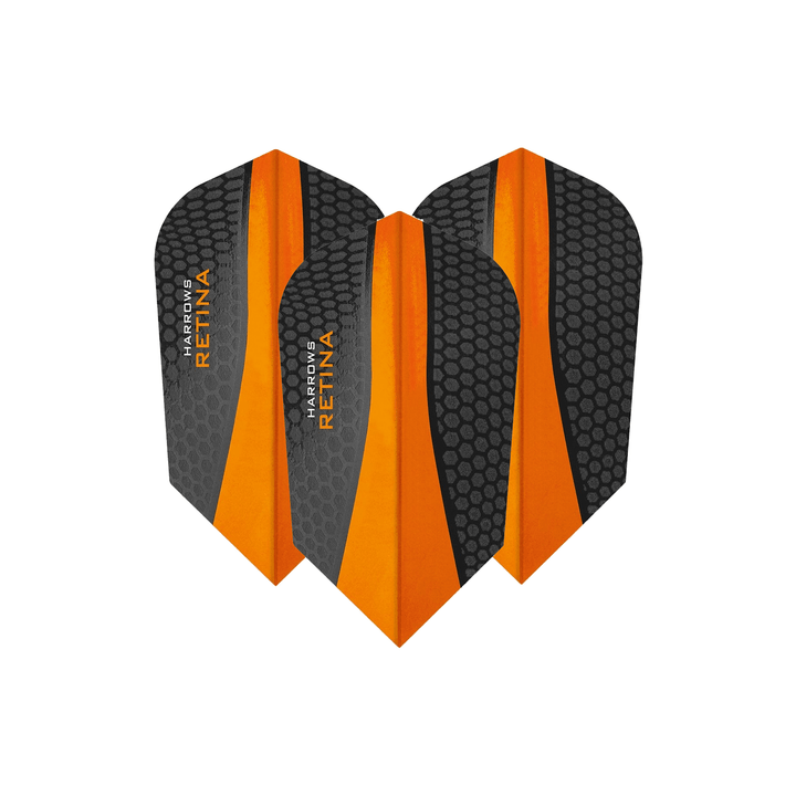 Harrows Retina Dart Flights Orange / Slim Flights