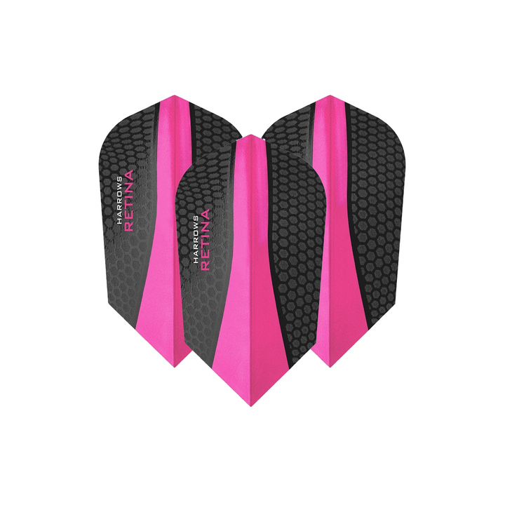 Harrows Retina Dart Flights Pink / Slim Flights