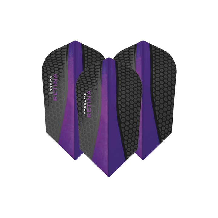 Harrows Retina Dart Flights Purple / Slim Flights