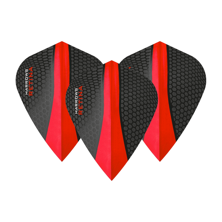 Harrows Retina Dart Flights Red / Kite Flights