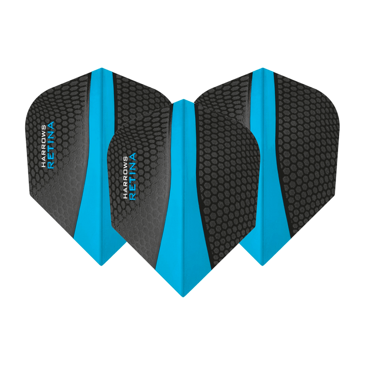 Harrows Retina No. 6 Dart Flights Aqua Flights