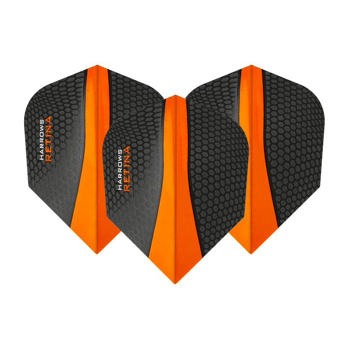 Harrows Retina No. 6 Dart Flights Orange Flights