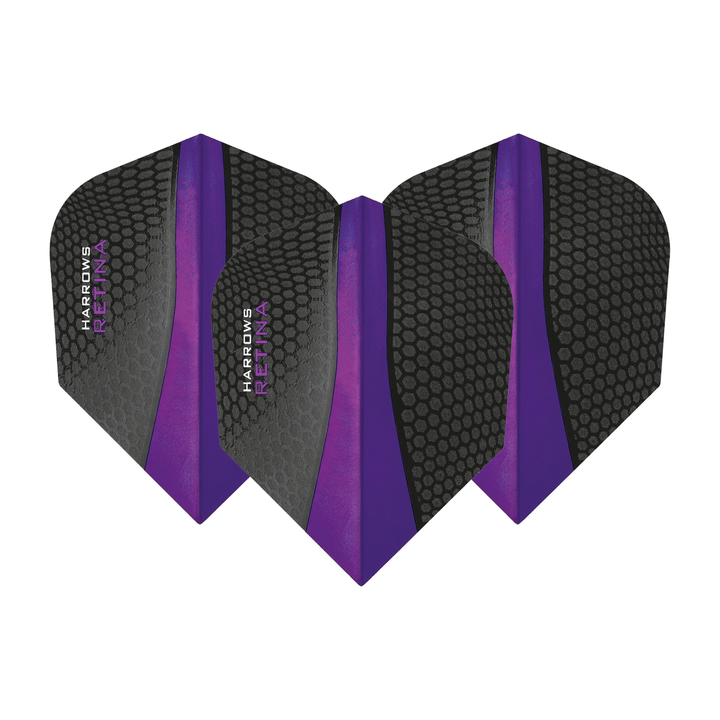 Harrows Retina No. 6 Dart Flights Purple Flights