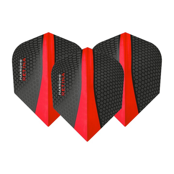 Harrows Retina No. 6 Dart Flights Red Flights