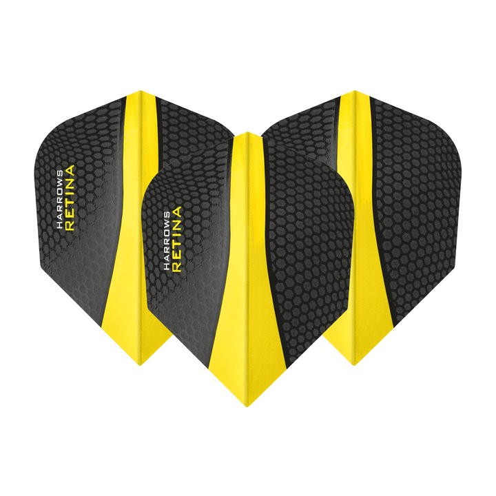 Harrows Retina No. 6 Dart Flights Yellow Flights