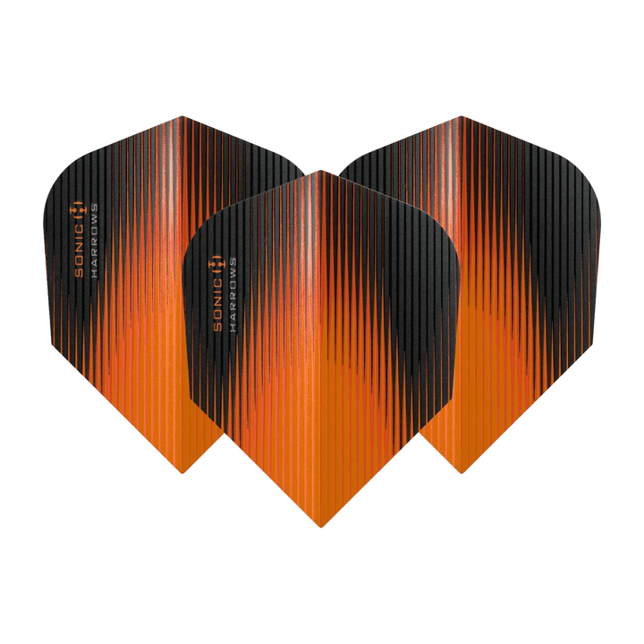 Harrows Sonic Standard Dart Flights Orange Flights