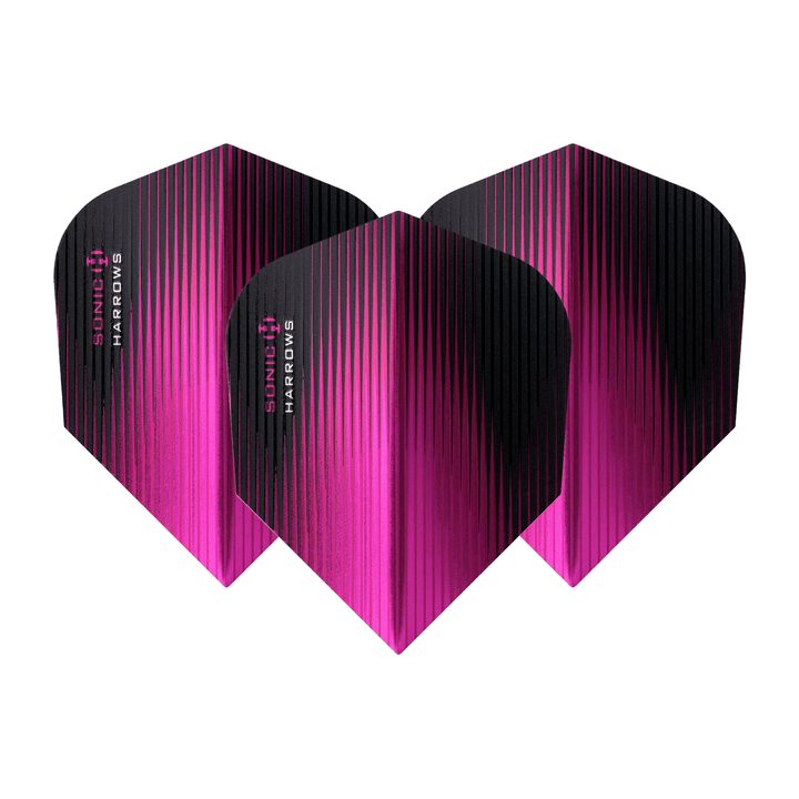 Harrows Sonic Standard Dart Flights Pink Flights