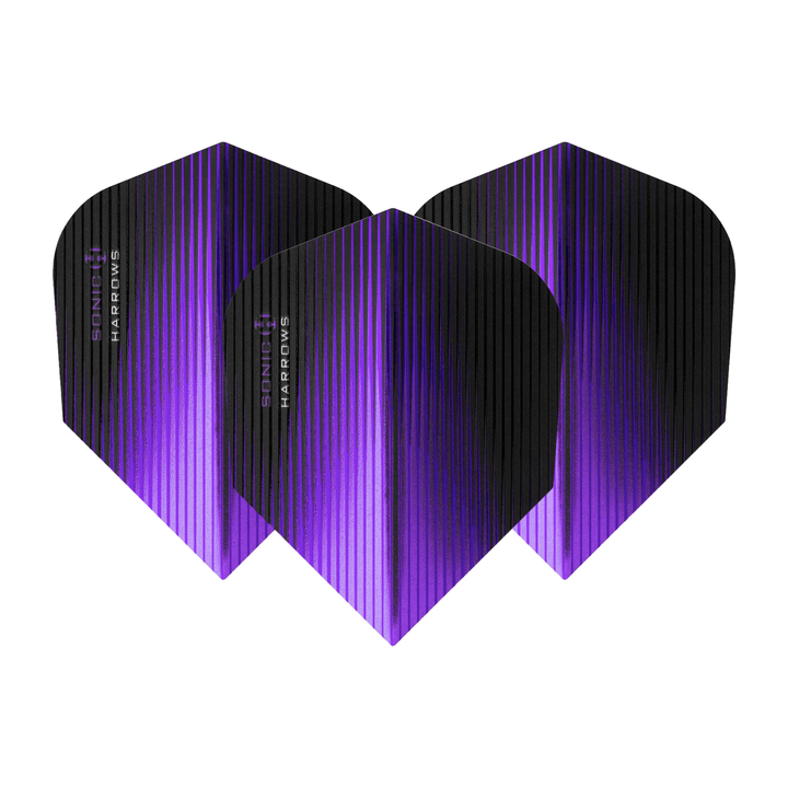 Harrows Sonic Standard Dart Flights Purple Flights