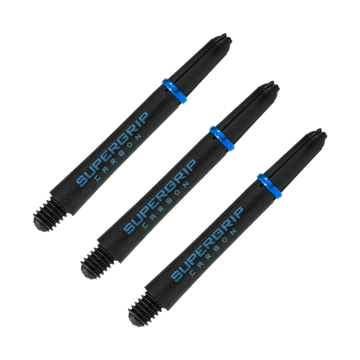 Harrows Supergrip Carbon - Carbon Composite Dart Shafts Midi (40mm) / Aqua Shafts