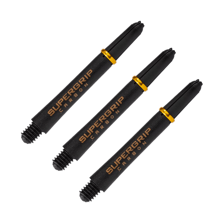 Harrows Supergrip Carbon - Carbon Composite Dart Shafts Midi (40mm) / Gold Shafts