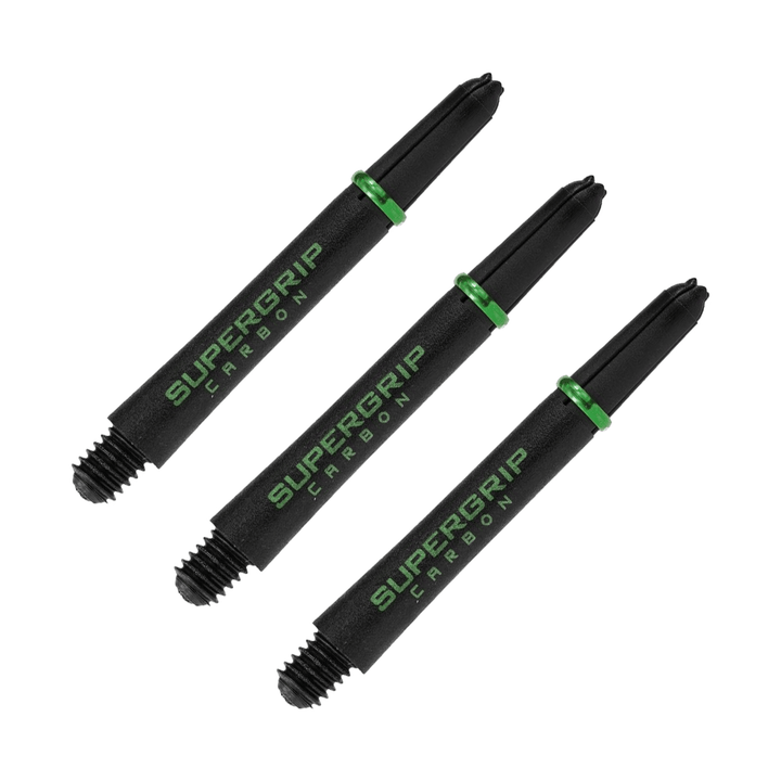 Harrows Supergrip Carbon - Carbon Composite Dart Shafts Midi (40mm) / Green Shafts