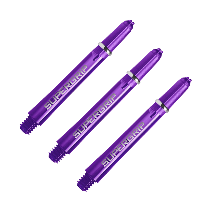 Harrows Supergrip - Nylon Dart Shafts Midi (40mm) / Dark Purple Shafts