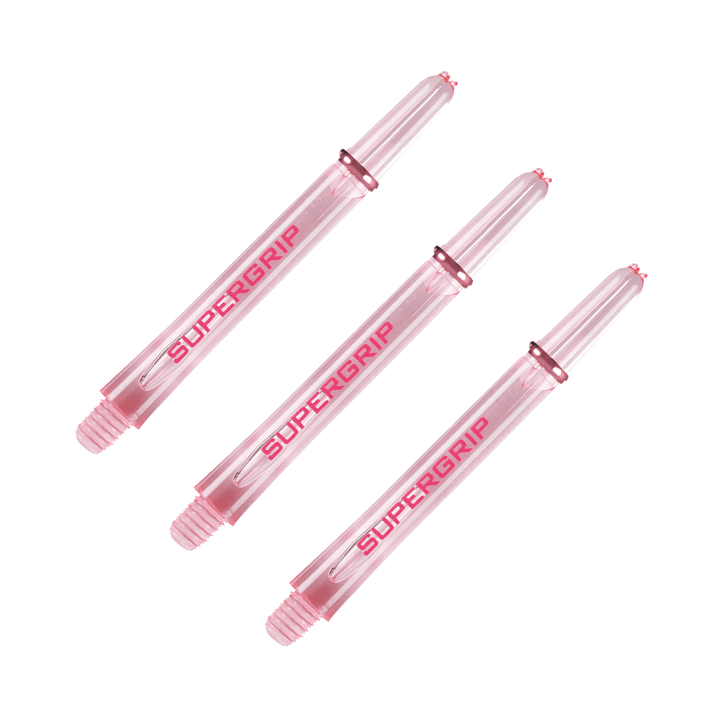 Harrows Supergrip - Nylon Dart Shafts Midi (40mm) / Pink Shafts