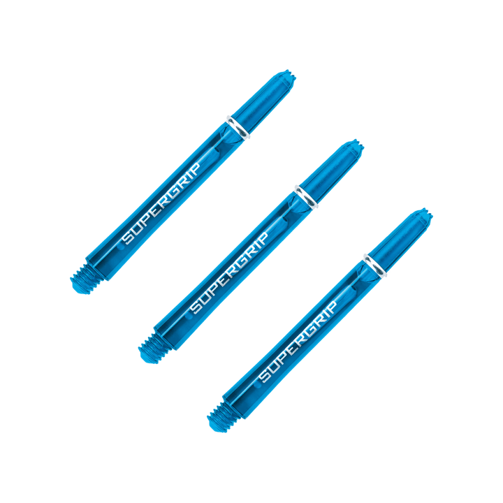 Harrows Supergrip - Nylon Dart Shafts Short (35mm) / Aqua Shafts