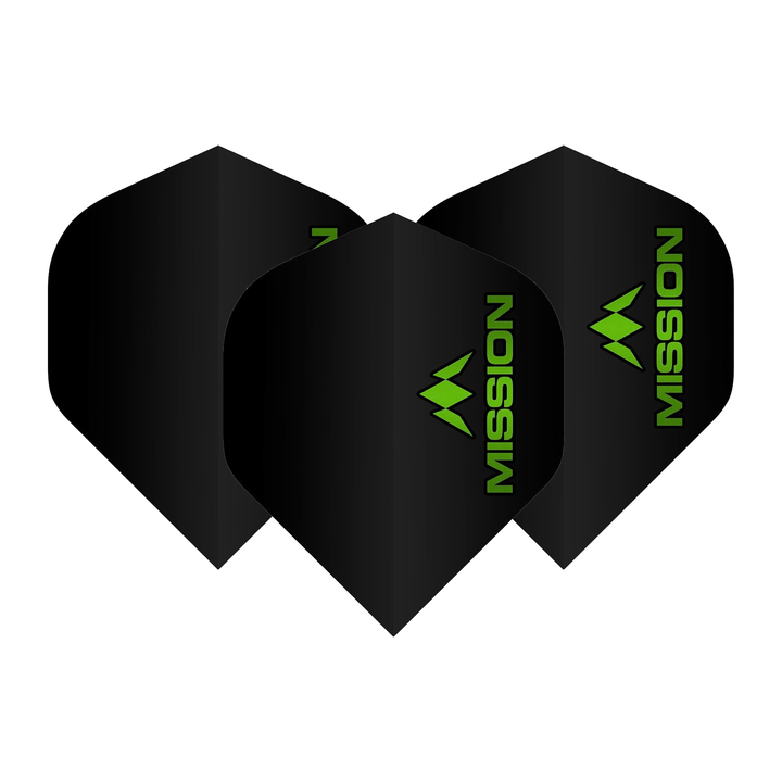 Mission Logo No. 2 Dart Flights Green Flights