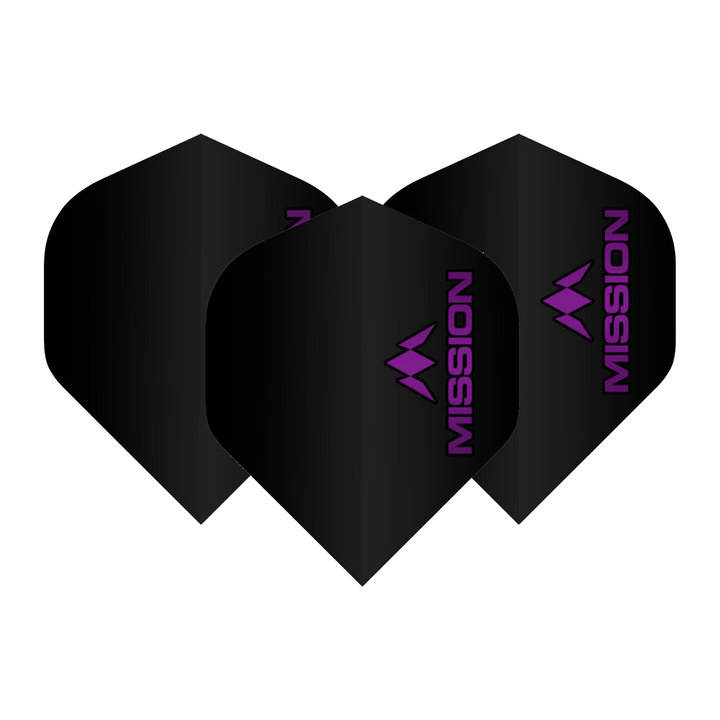 Mission Logo No. 2 Dart Flights Purple Flights