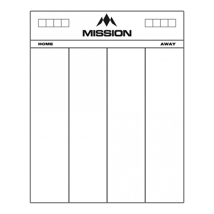 Mission Mission Drywipe Scoreboard White Accessories