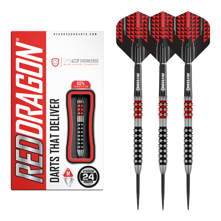 Red Dragon Crossfire - 90% Tungsten Steel Tip Darts Darts