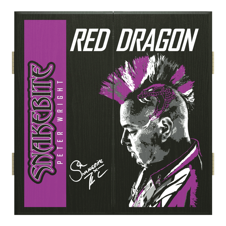 Red Dragon Deluxe Dartboard Cabinet Boards