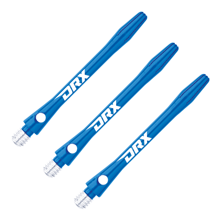 Red Dragon DRX Coated Aluminium Dart Shafts Blue / Medium (46mm) Shafts