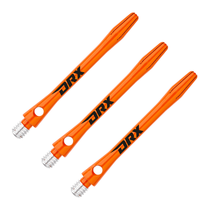 Red Dragon DRX Coated Aluminium Dart Shafts Orange / Medium (46mm) Shafts