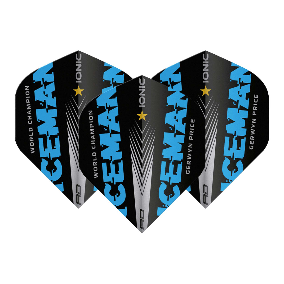 Buy Red Dragon Gerwyn Price Iceman Ionic Dart Flights from Darts Online