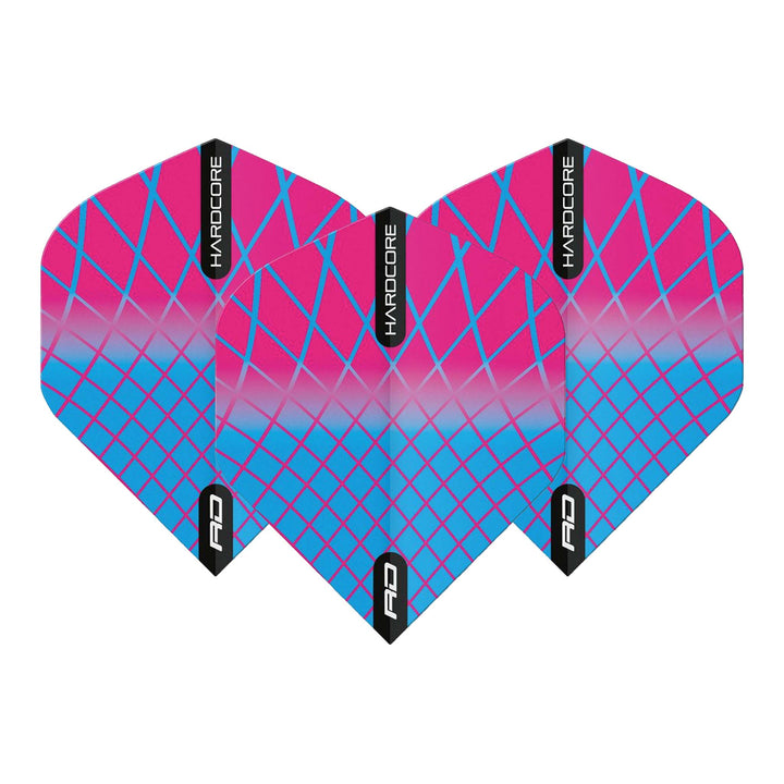 Red Dragon Hardcore Radical Harlequin Dart Flights Standard / Pink Flights