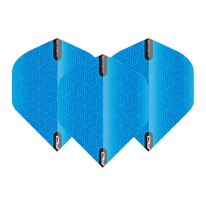 Red Dragon Hardcore XT Standard Dart Flights Blue Flights