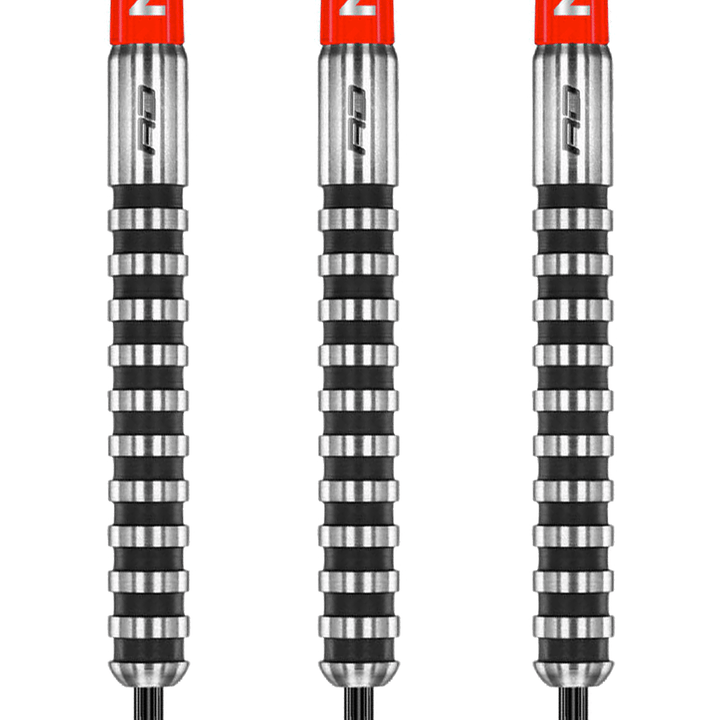 Red Dragon Javelin Black Steel Tip Darts - 90% Tungsten - 22 Grams Darts