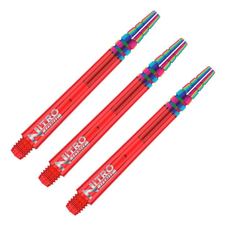 Red Dragon Nitrotech Ionic - Polycarbonate Dart Shafts Red / Medium (42mm) Shafts