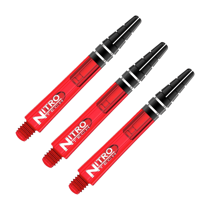Red Dragon Nitrotech - Polycarbonate Dart Shafts Intermediate (39mm) / Red Shafts