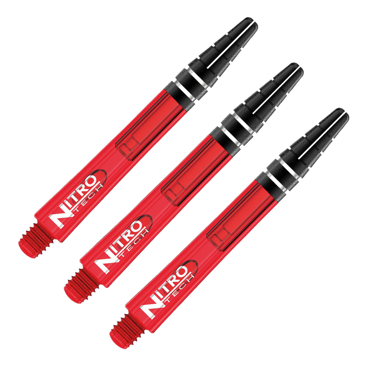 Red Dragon Nitrotech Polycarbonate Dart Shafts Red / Medium (42mm) Shafts