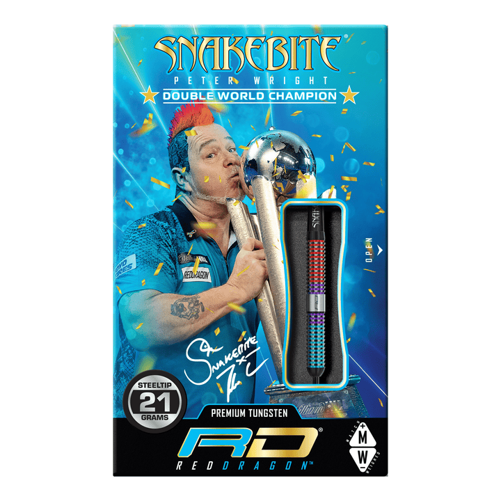 Red Dragon Peter Wright Spirit - 90% Tungsten Steel Tip Darts Darts