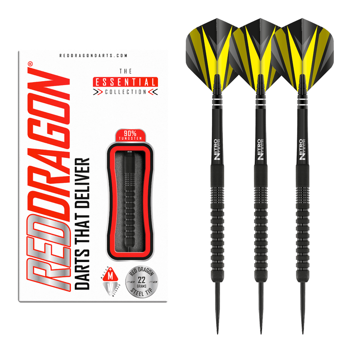 Red Dragon Phantom Steel Tip Darts - 90% Tungsten - 20 Grams Darts