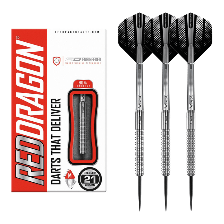 Red Dragon Rebel 1 - 90% Tungsten Steel Tip Darts 21 Grams Darts