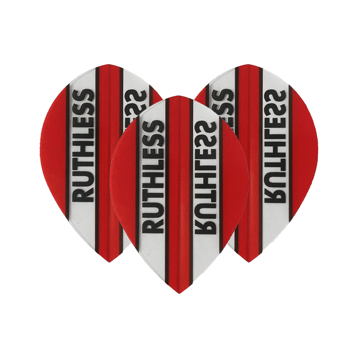 Ruthless Ruthless Plain - Dart Flights Red / Pear Flights