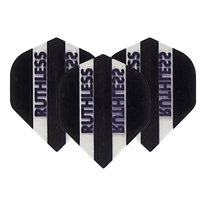 Ruthless Ruthless Plain Standard Dart Flights Black Flights