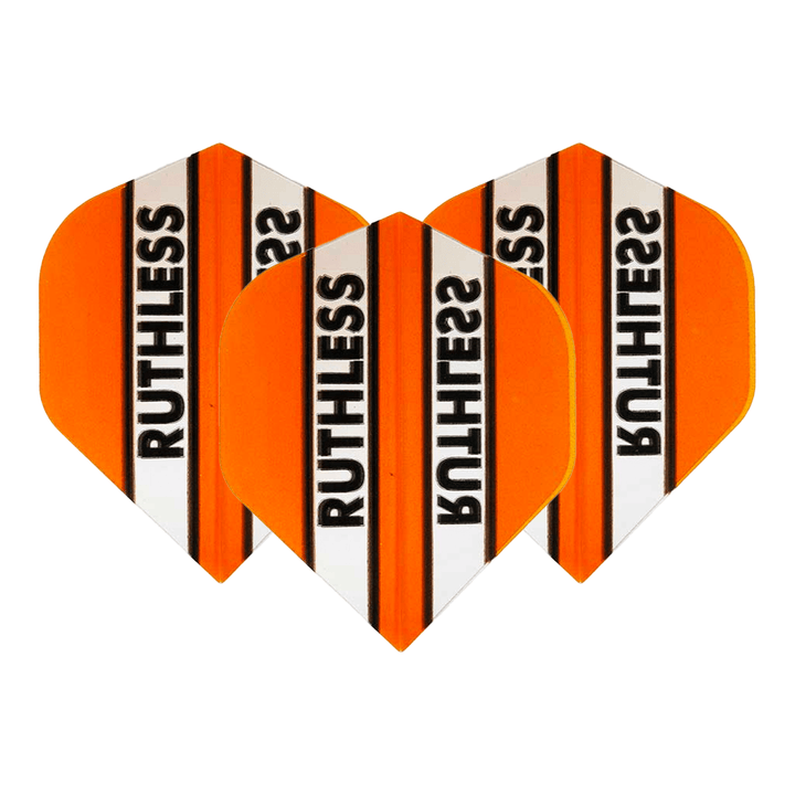 Ruthless Ruthless Plain Standard Dart Flights Orange Flights