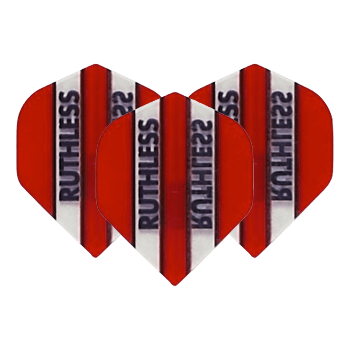 Ruthless Ruthless Plain Standard Dart Flights Red Flights