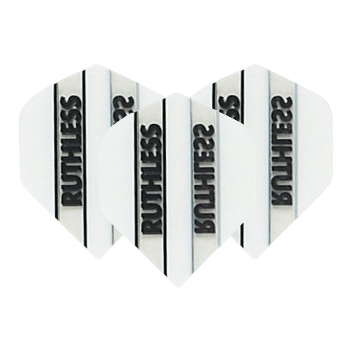 Ruthless Ruthless Plain Standard Dart Flights White Flights