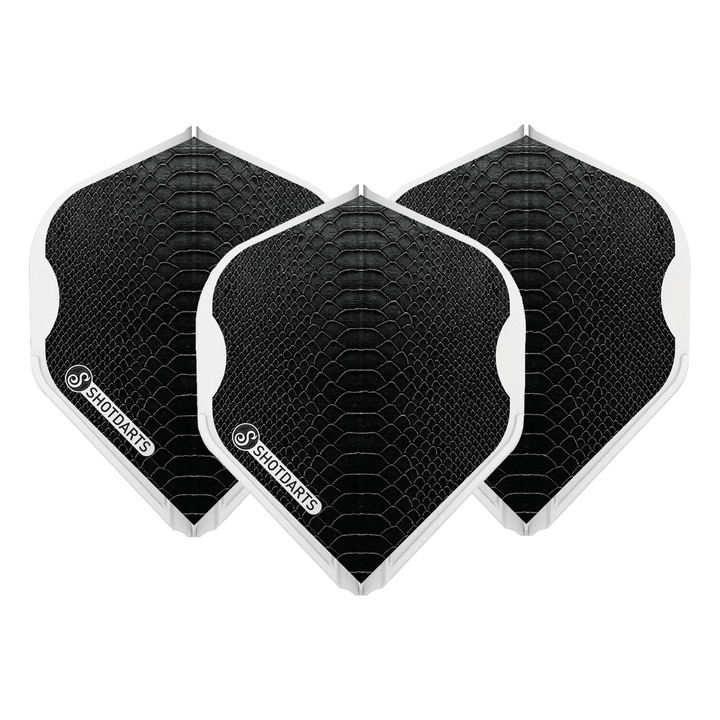 Shot Americana Gator - Moulded Dart Flights L-Style / Black Flights