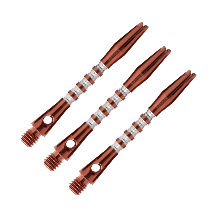 Shot Pyramid Anodised Aluminium Dart Shafts Inbetween (46mm) / Copper Shafts